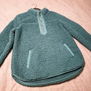 Green Fuzzy Jacket